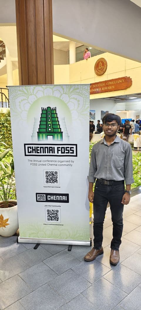 Speaking at FOSS United Chennai
